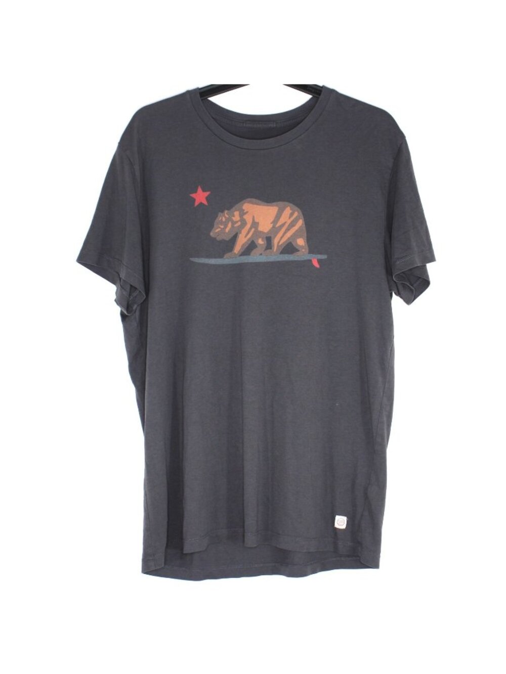Marine Layer Mens Medium Re-Spun Surfing Bear California Thin Flowy T-Shirt Z2